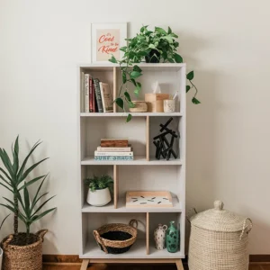 the compact 3 tier cube shelf
