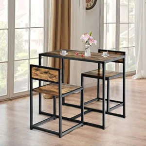 3 piece industrial dining set