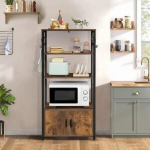 Industrial 4-Tier Spice & Utility Rack